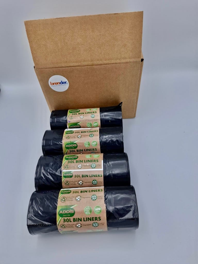 Hoge smalle afvalzak 30L pakket van 4 rollen = 80 zakken Hoge smalle afvalzak 30L pakket van 4 rollen = 80 zakken - Afbeelding 7