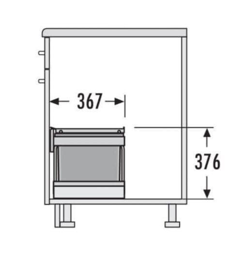 Hailo Space saver Tandem S plus 12 + 18 L